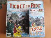 Настольная игра Ticket to Ride: Европа с дополнением 1912