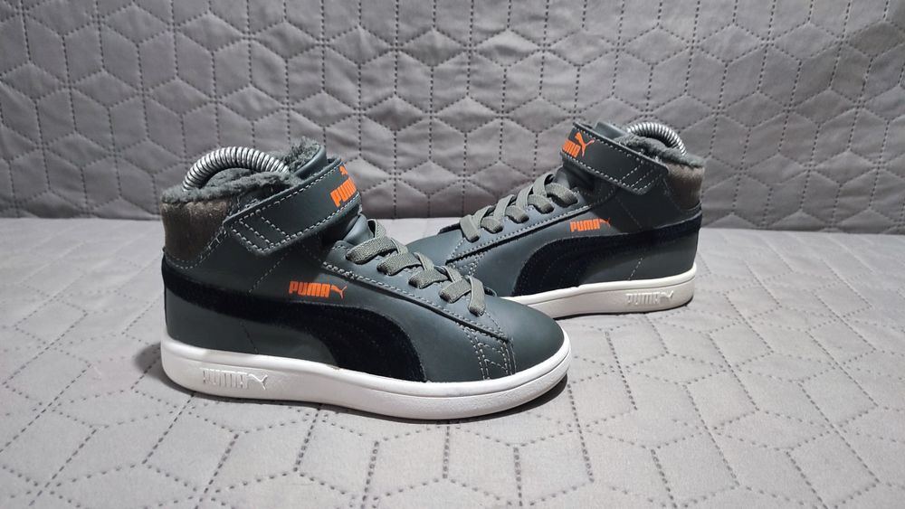 Зимові кросівки хайтопи PUMA Smash V2 Mid, 29 р., 17,5-18,5 см