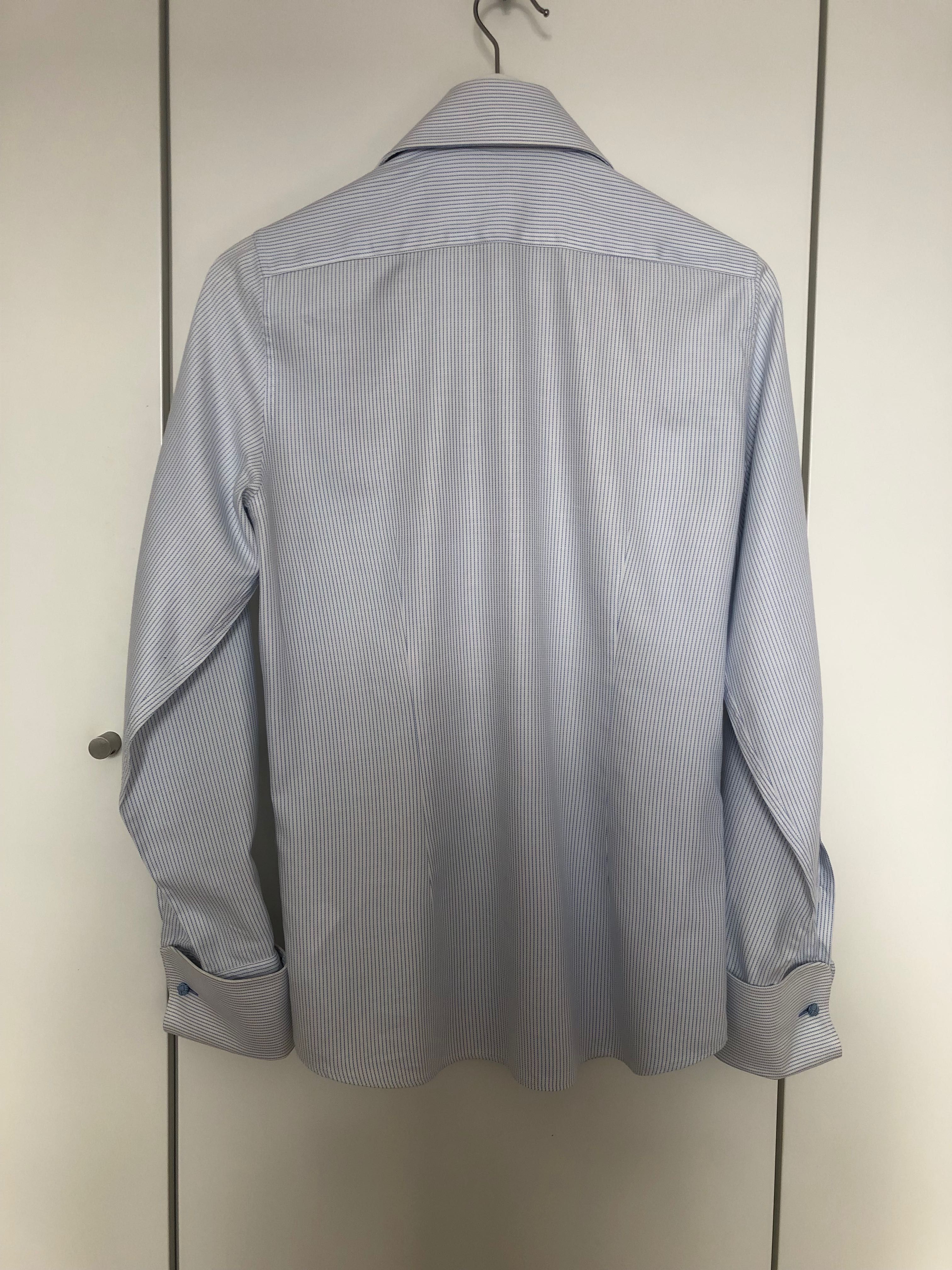 Camisa riscas azuis | 38 | Sacoor Brothers