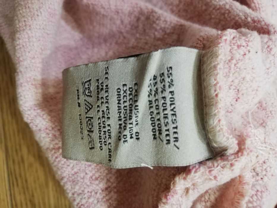 Bluza Calvin Klein dla dziewczynki 98-104 bawełna bluzka sweter