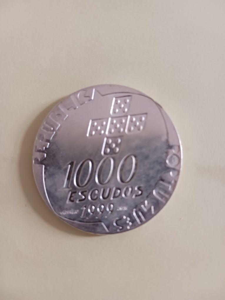 Moeda em prata comemorativa dos 25 anos do 25 de Abril