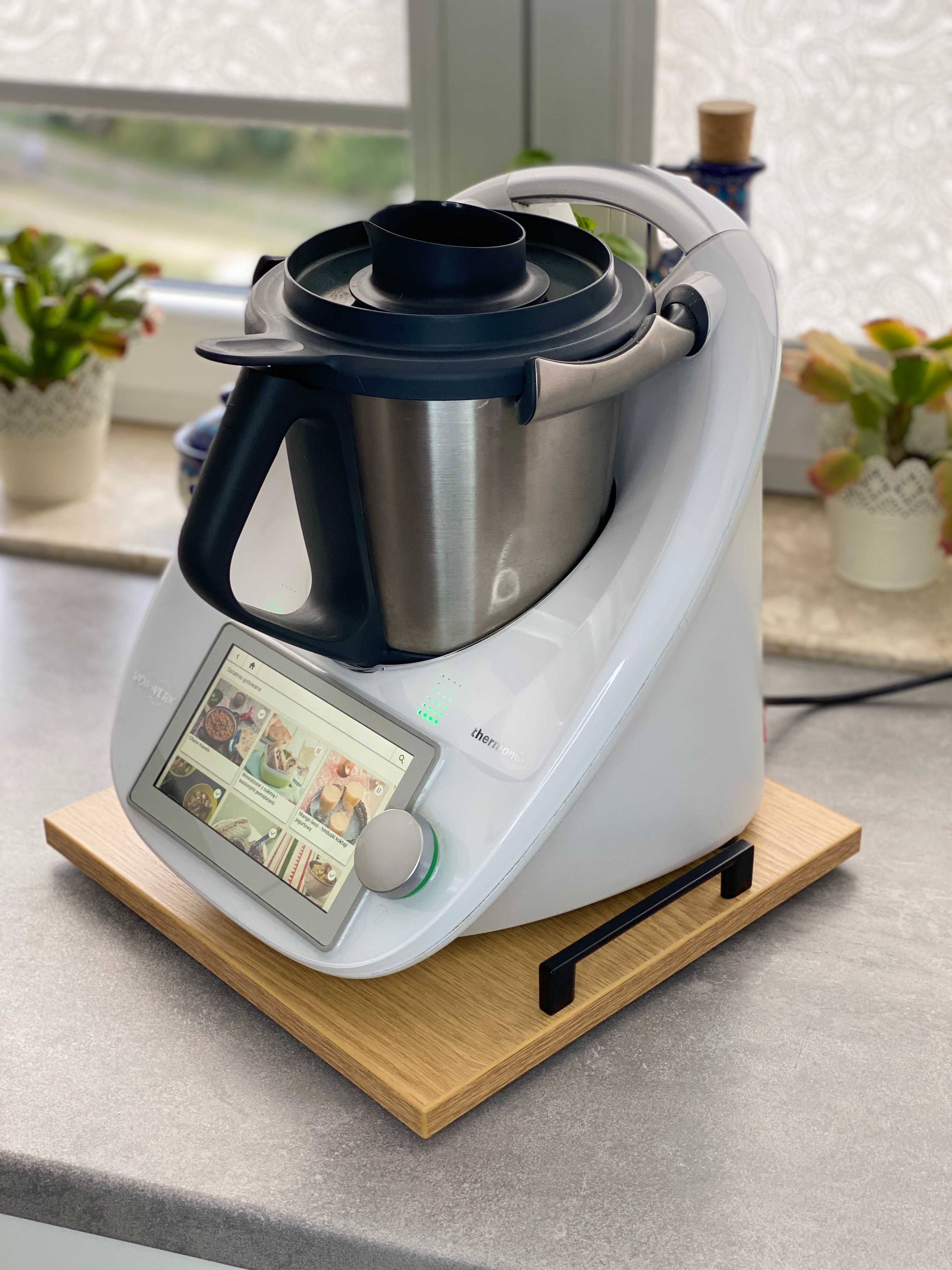 Podstawka deska pod Thermomix® Dąb naturalny UG - uchwyt górny