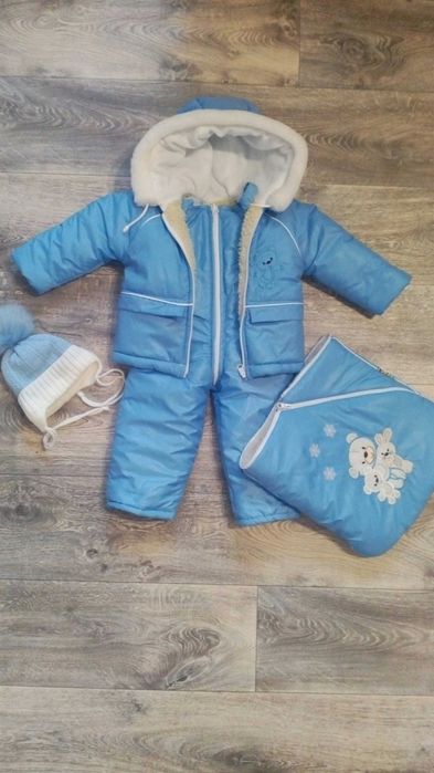 Детский зимний комбинезон от 0 до 1,5 года