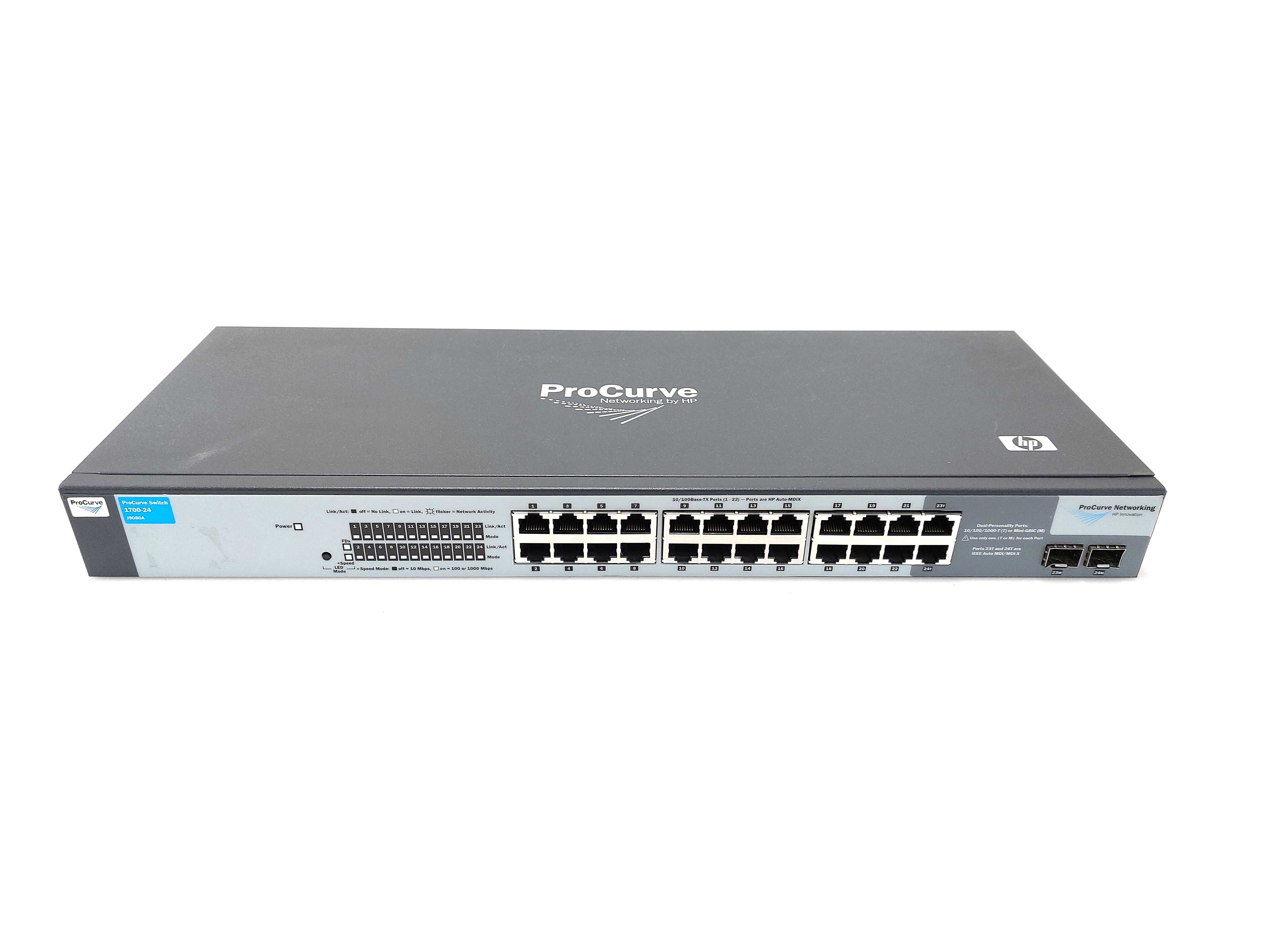 Switch przełącznik sieciowy HP 1700-24 (24 porty)