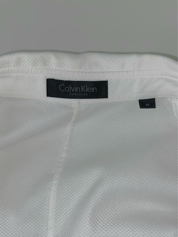 Calvin Klein білосніжна сорочка, нестандартний крій