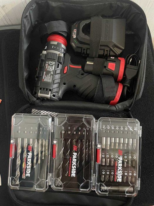 Акумуляторний дриль шурупокрут Parkside PBSPA 12 E4