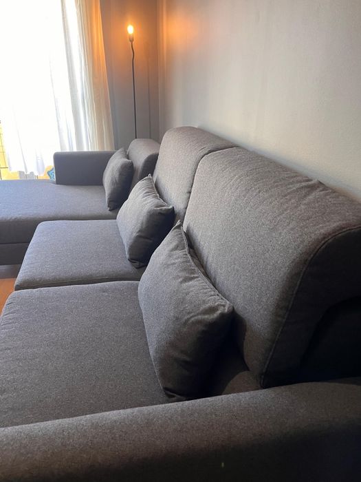 Sofá IKEA Slatorp 3 lugares com Chaise – Excelente estado!