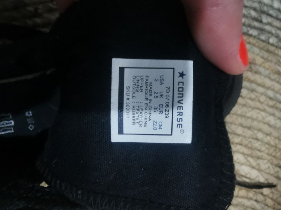 All star converse pretos 35