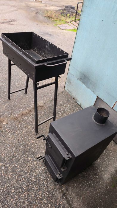 Буржуйка Піч на дровах Металева піч 4 мм