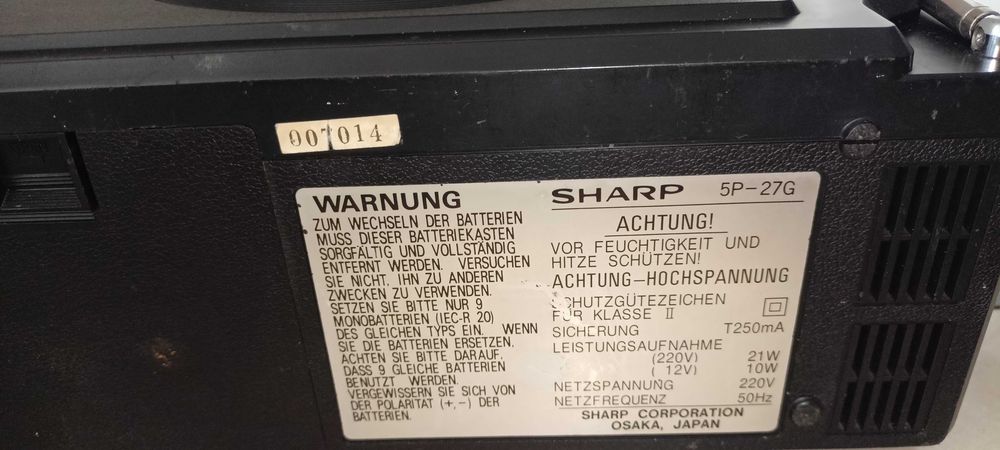 SHARP  .5P - 27G