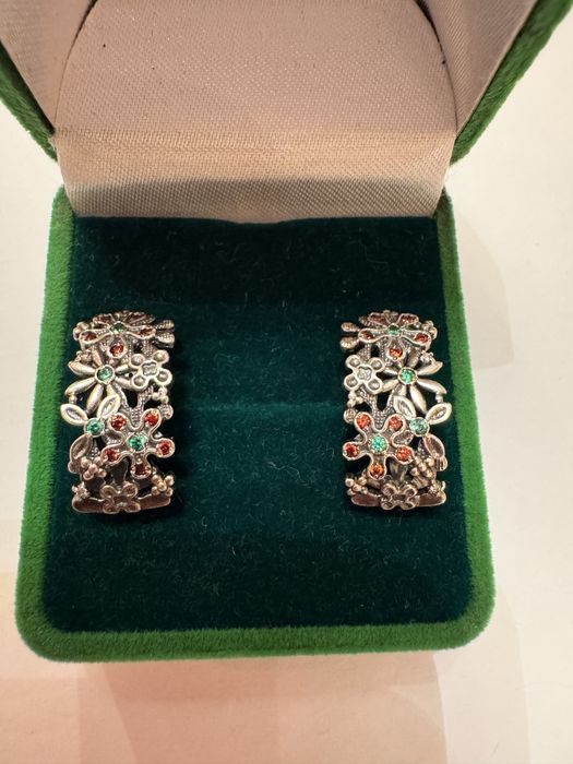 Сережки срібло 925