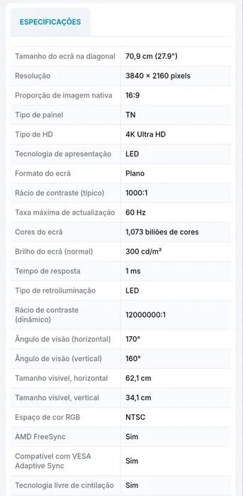 BenQ EL2870U UltraHD 4K 28’’