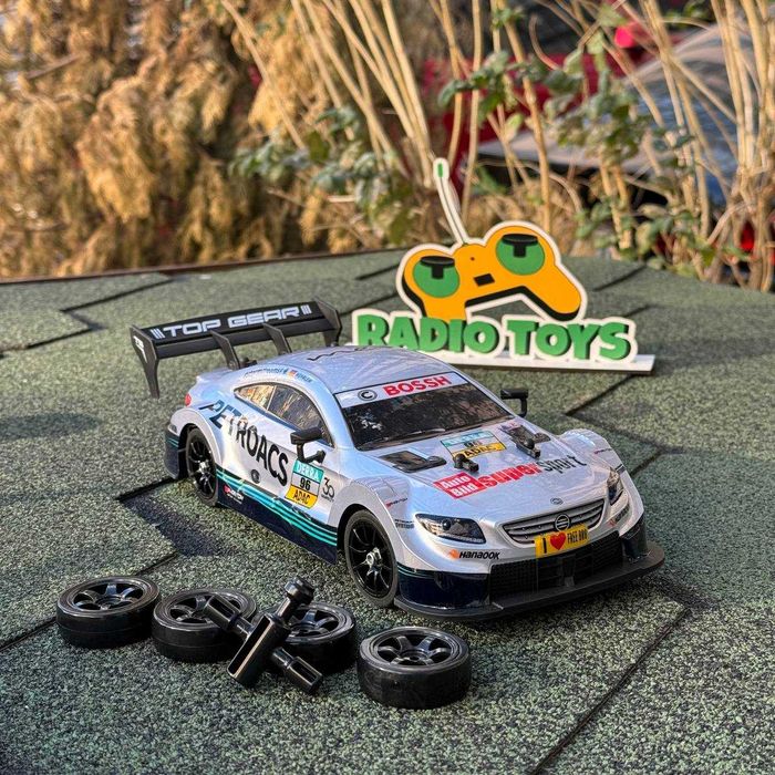 Дрифт машинка на радиоуправлении Mercedes AMG C63 Silver 30 км/ч Дрифт