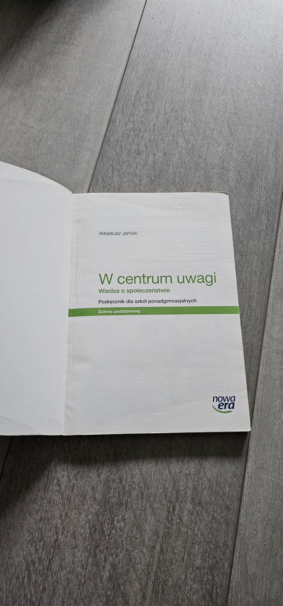 W centrum uwagi podręcznik
