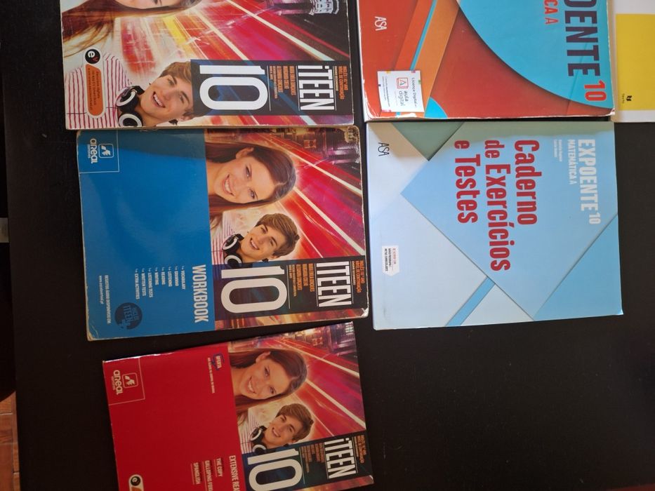 Manuais e cadernos escolares 10⁰Ano