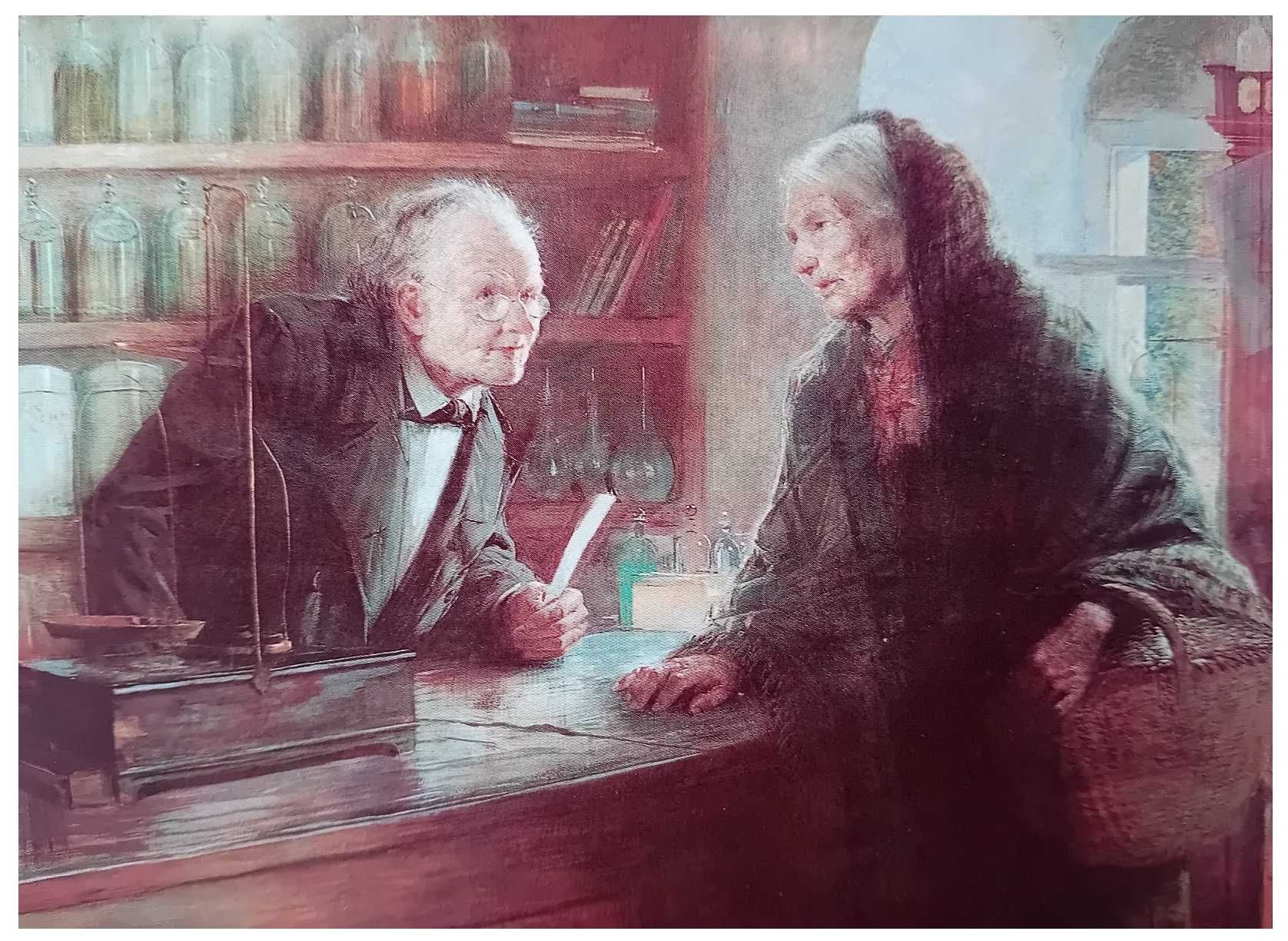 Plakat Józef Chełmoński Aptekarz Obraz
