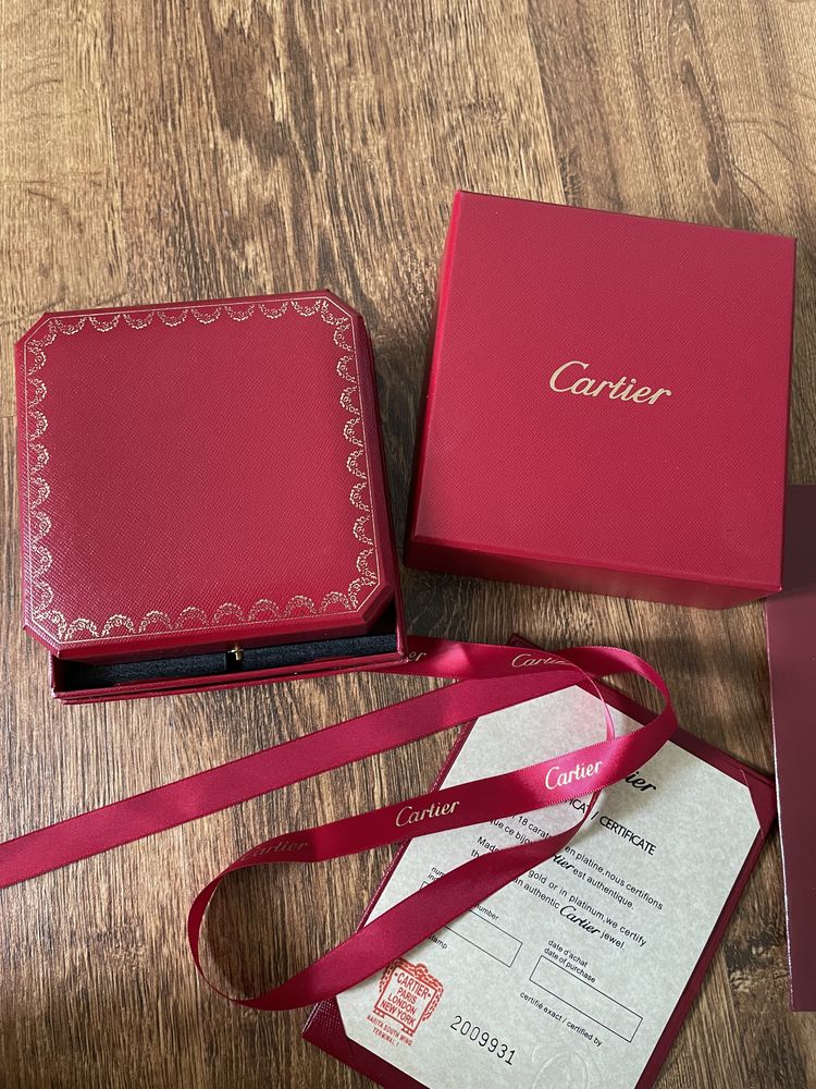 Упаковка коробка Cartier Картье под браслет Love гвоздь