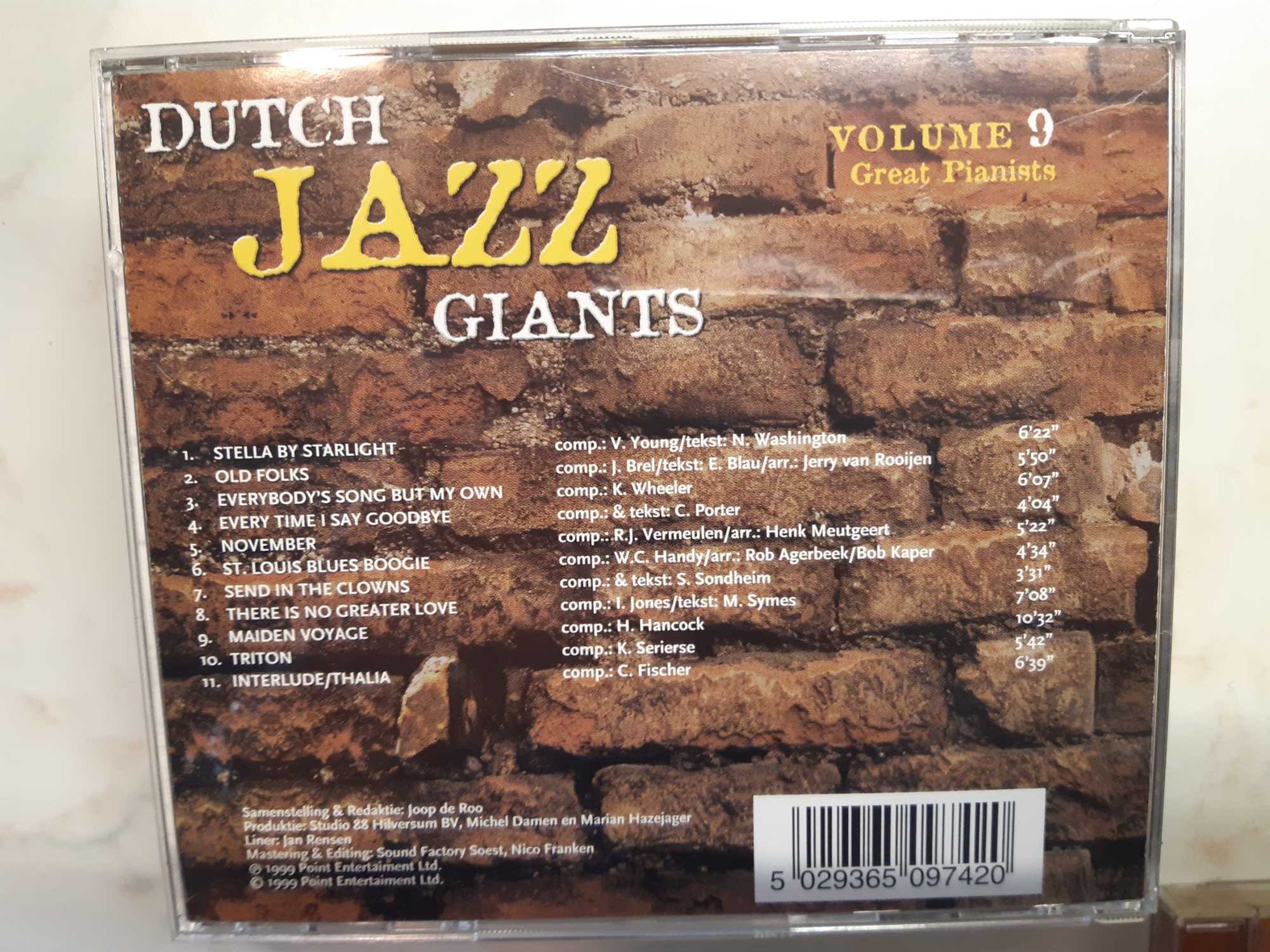 CD Dutch Jazz Giants , джаз
