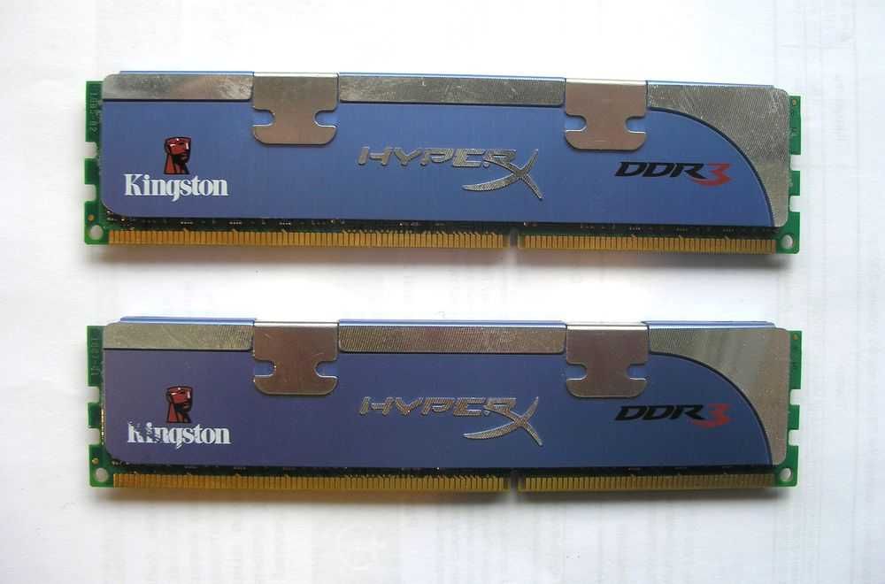 пара модулей игровой памяти DDR3-1600 Kingston HyperX