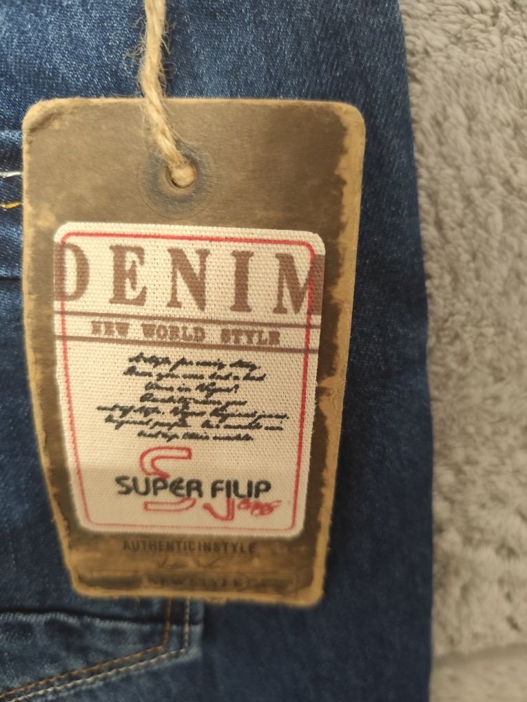 Jeansy super Filip denim