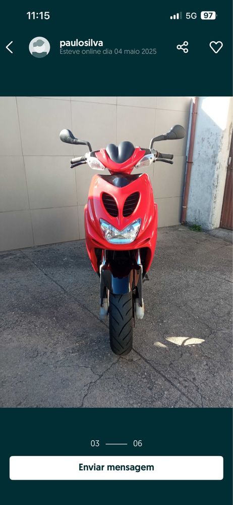 Yamaha aerox muito bom estado