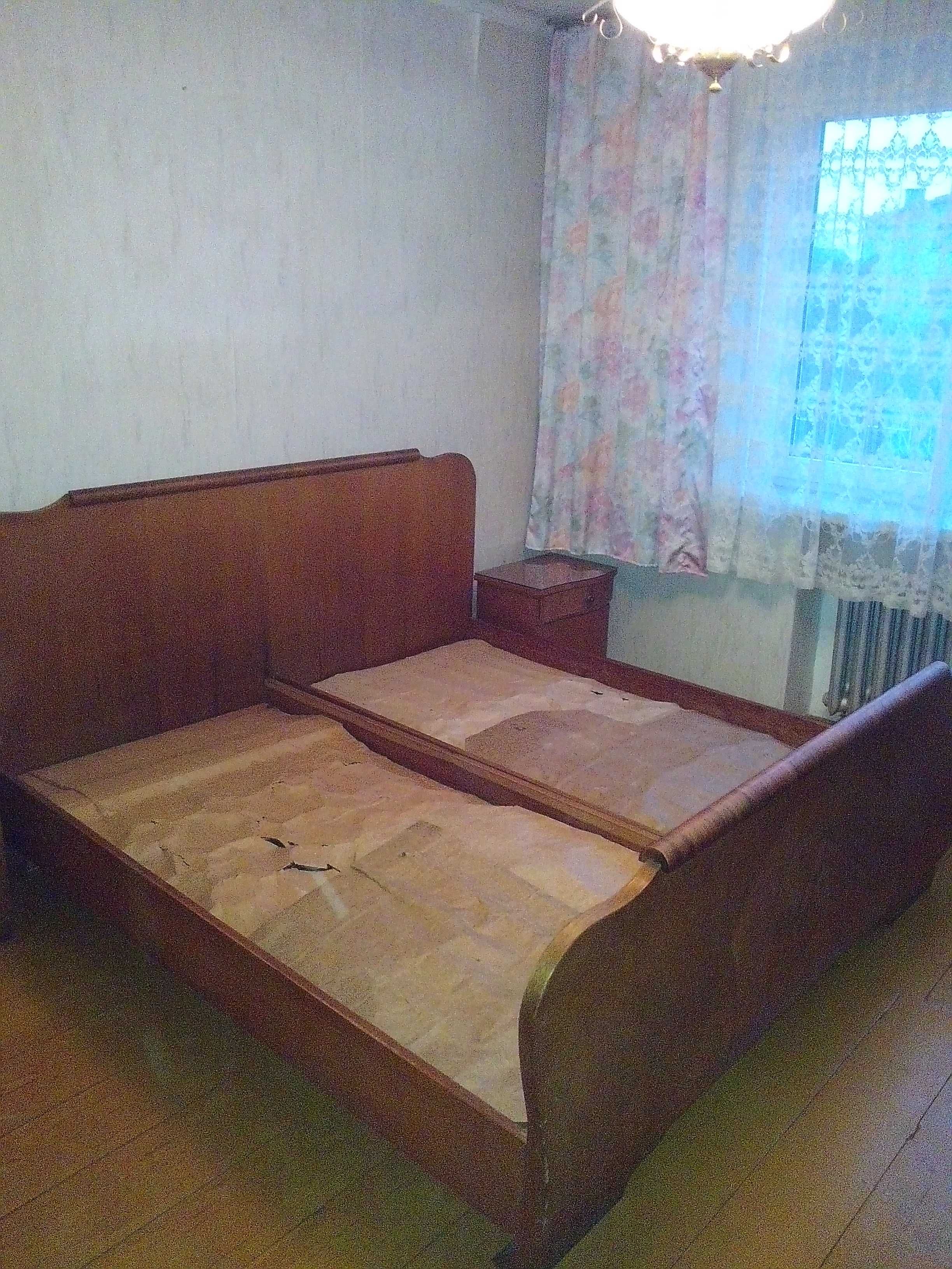 Łóżko/stare meble/Design PRL