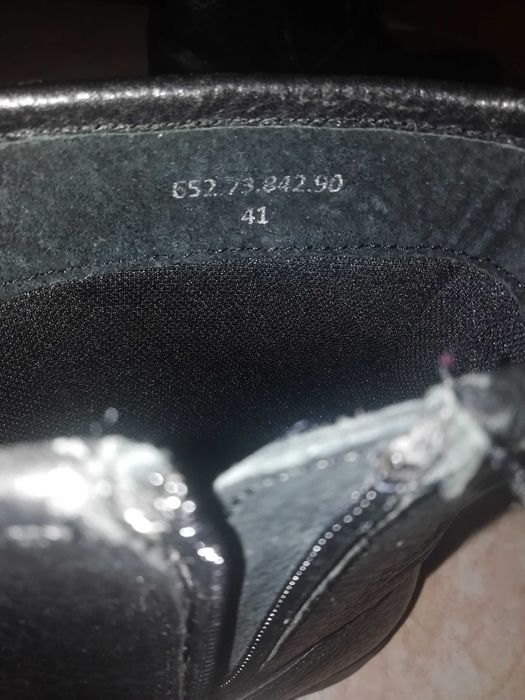 Botas pretas rasas Seaside como novas