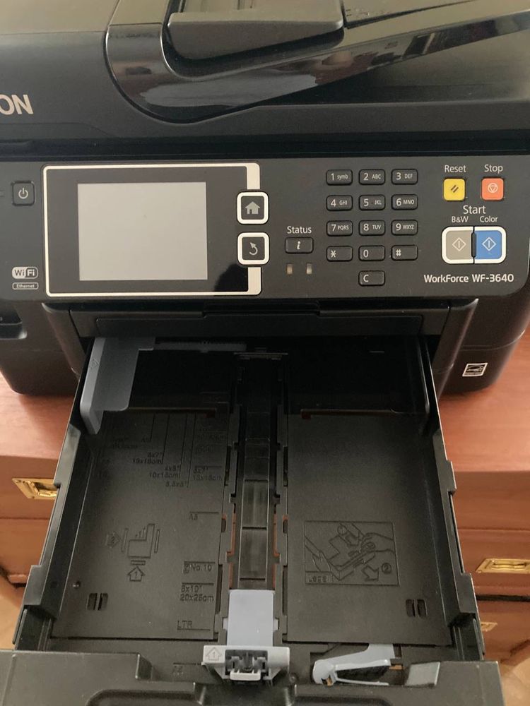 Принтер БФП Epson Workforce WF-3640DTWF з СБПЧ