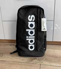 Plecak sportowy miejski szkolny na co dzień adidas®Linear czarny 22,5L