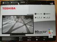 SMART TV, Full HD, DVB-T2/HEVC, nagrywanie, TOSHIBA 32L3163DG 32" cale