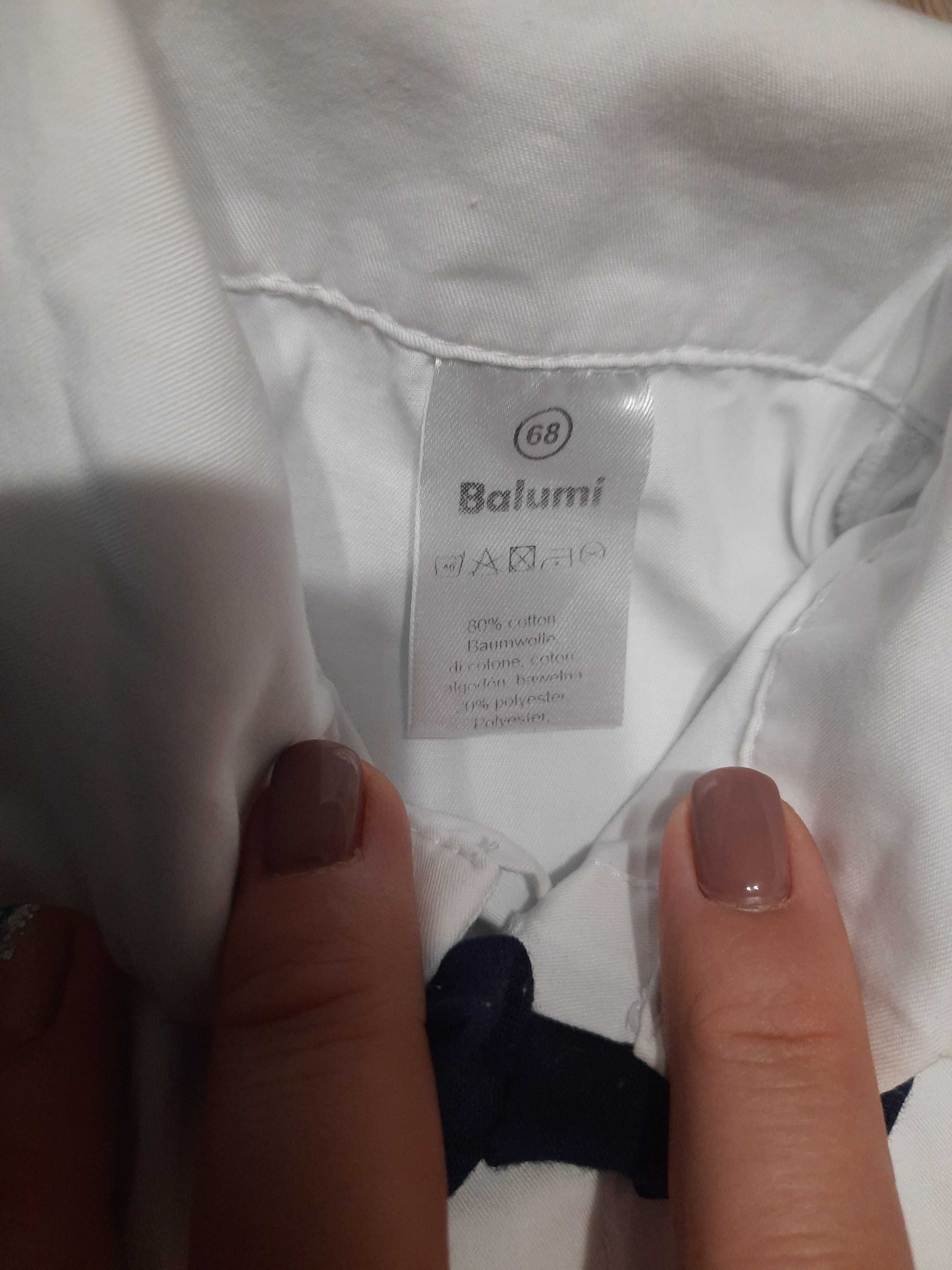 Elegancki komplet na chrzest marki balumi roz. 68
