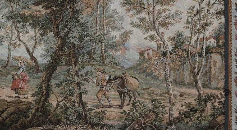 Гобелен настенный, Франция 1970-е годы