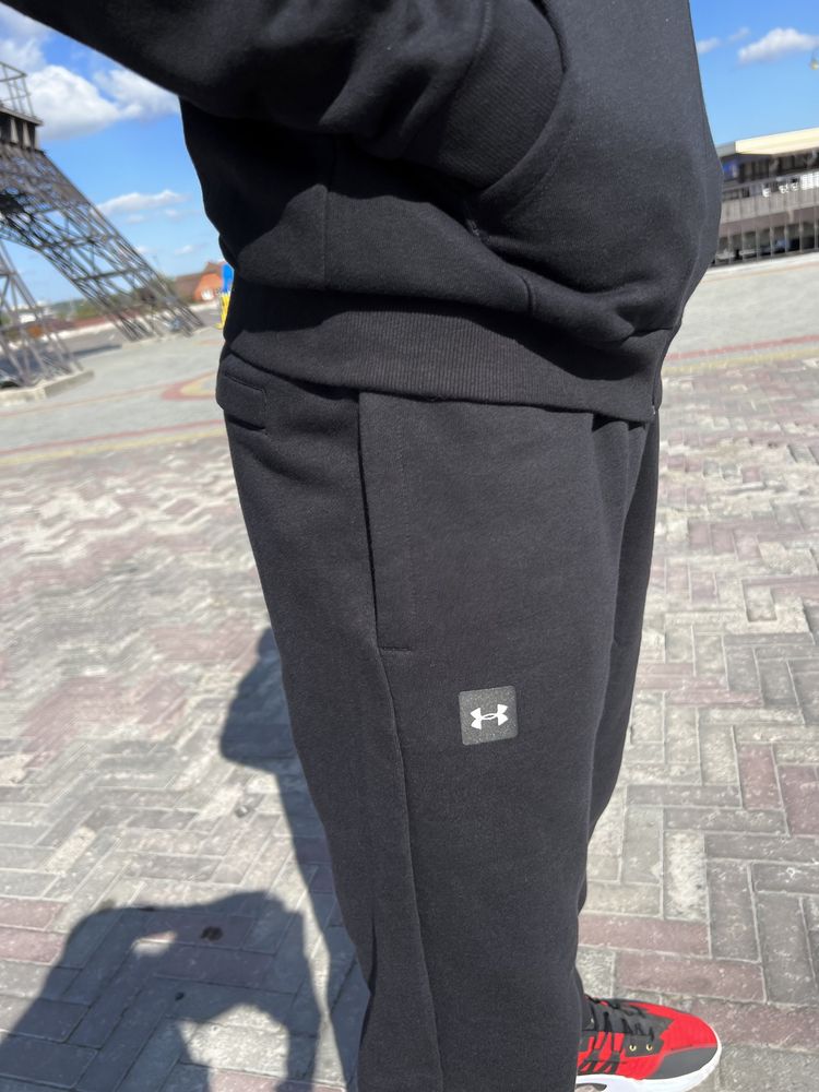 Брюки мужские under armour ua rival fleece pants черные