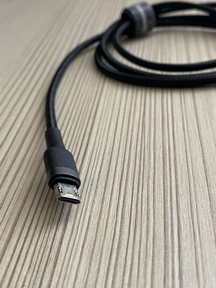 Кабель Micro-usb 2.4А для швидкої зарядки Baseus шнур нейлоновий
