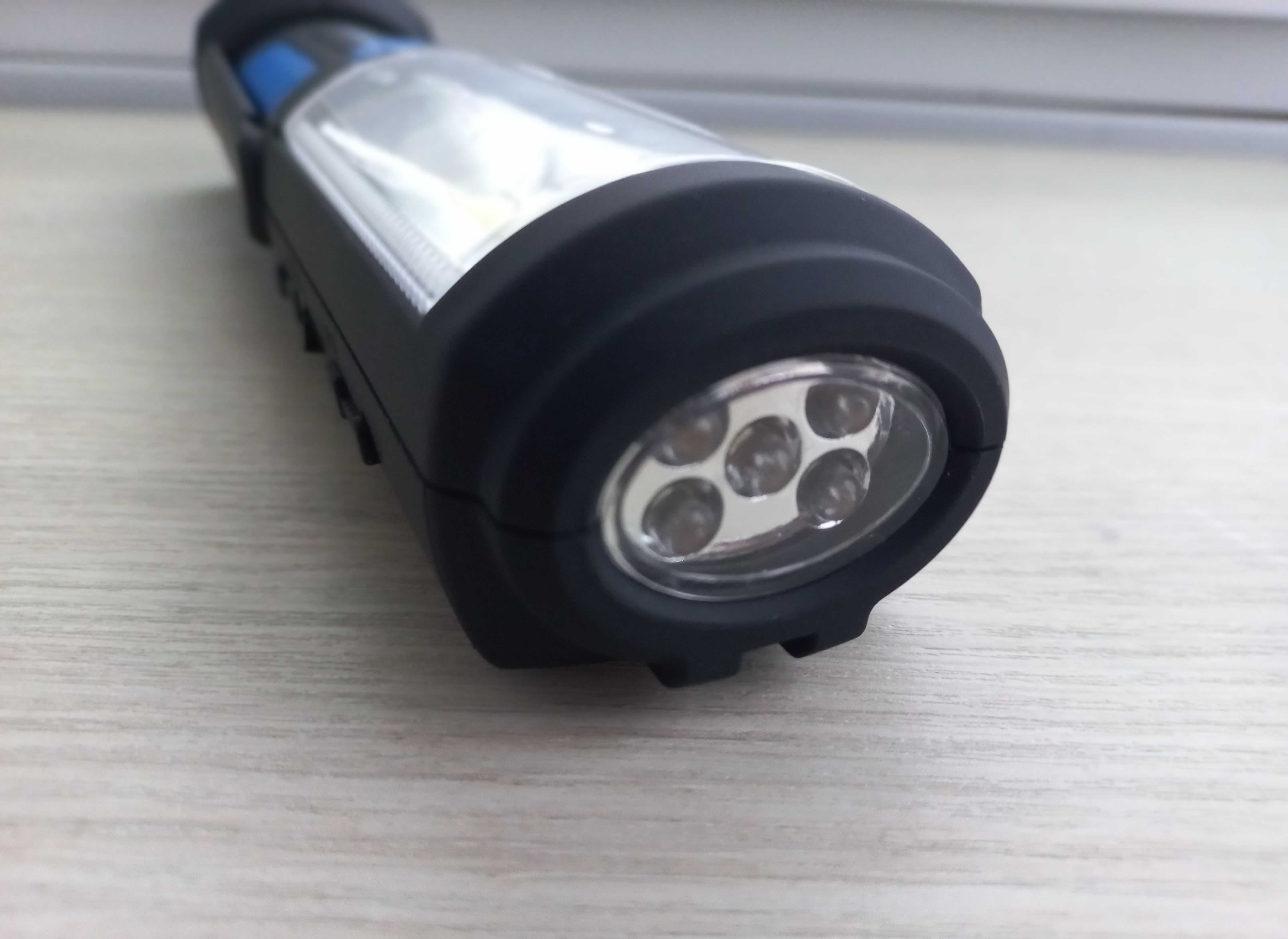 Ліхтар акумуляторний фонарик на магніті King Tony 3W COB