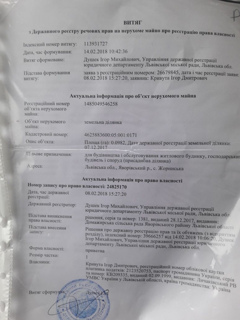 Земельна ділянка