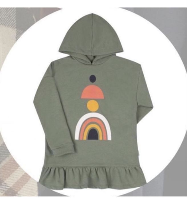 Тепле на флісі плаття. Бембі розмір 146