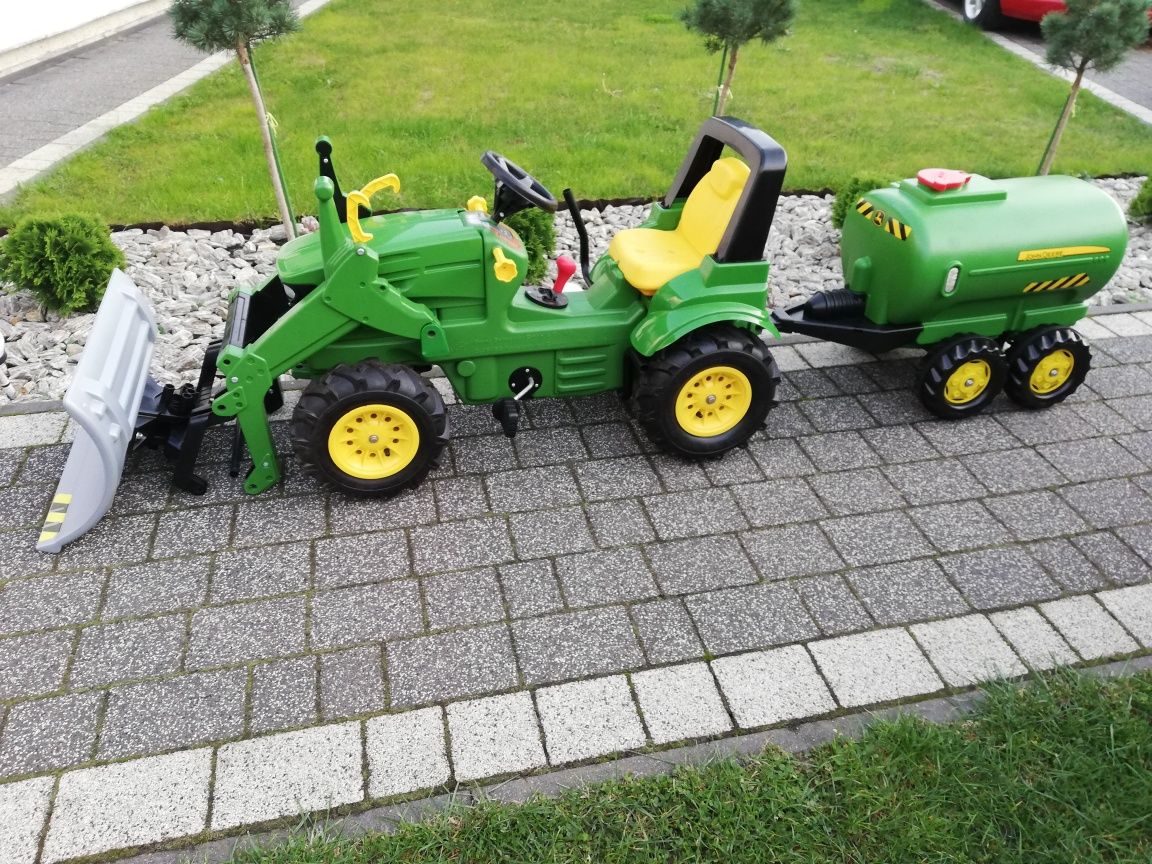 Traktor na pedały Rolly Toys John Deere 7930 gumowe koła