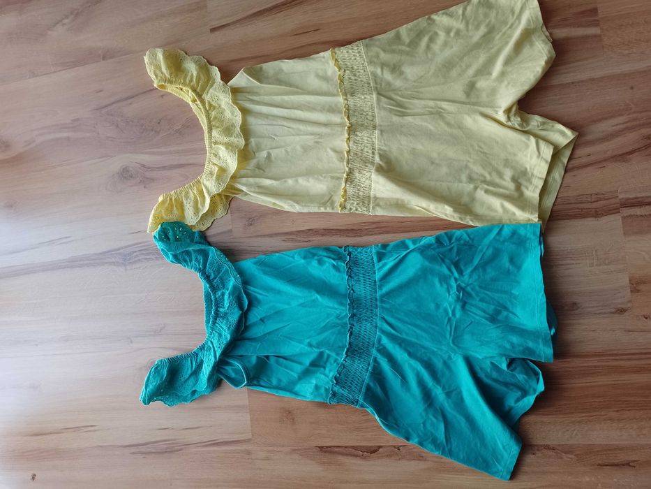 Ubranka dla dziewczynki, rozmiar 140/152 cm.