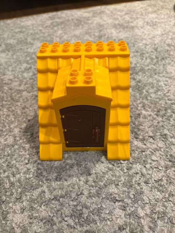 Oryginalne LEGO DUPLO daszek z drzwiami, domek
