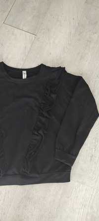 Czarna bluza,140-146,italy, bawełna