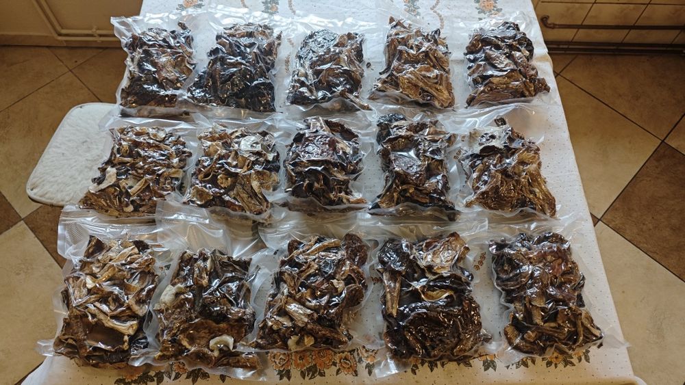 Grzyby suszone prawdziwki kozlarze