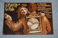 Plakat Szafa Gra Jerzy Czerniawski 1975 Warszawa