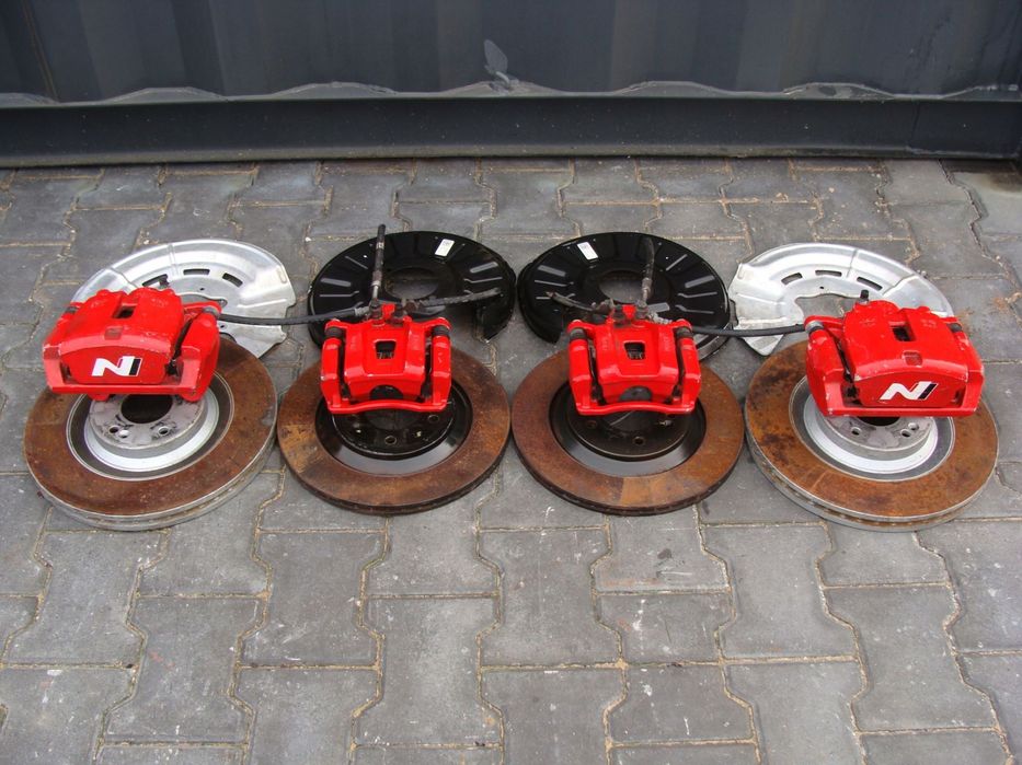 zaciski tarcze klocki osłony hyundai i30n performance 2.0 tgdi