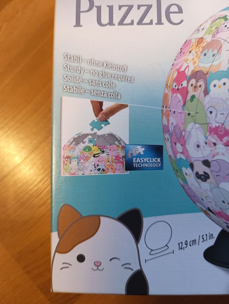 NOWE! Puzzle 3D Squishmallows Ravensburger (wiek 6+)