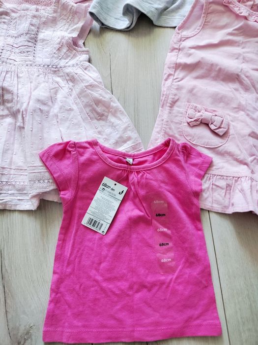 Sukienki koszulka niemowlęce dla dziewczynki 68/74 Zara Cool Club Smyk