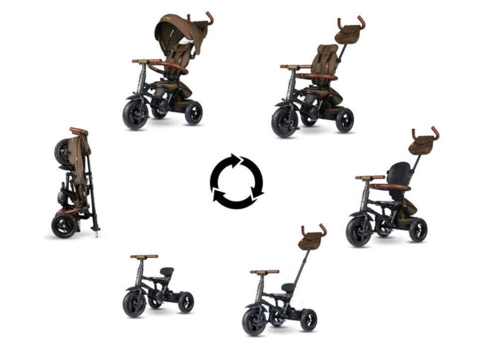 Трехколесный велосипед QPLAY COMFO MAX,RITO DELUXE,разные цвета