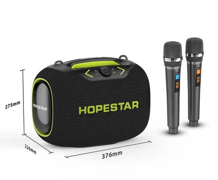Bluetooth колонка HOPESTAR Party BOX 120W с двумя микрофонами