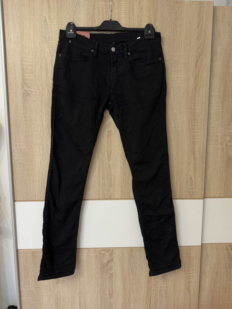 Spodnie Acne Studios M L W31 L32 bla konst czarne jeansy dżinsy modne