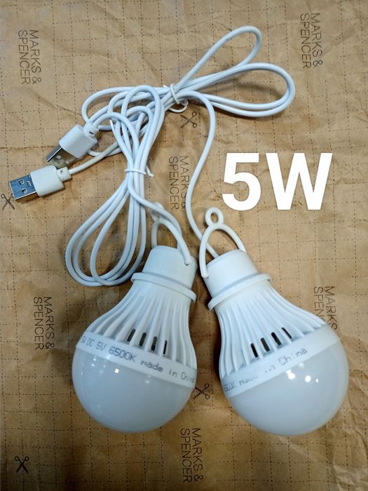 Світлодіодна лампа від USB 5w/5v/6500k